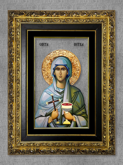 Света Петка - Златни рам